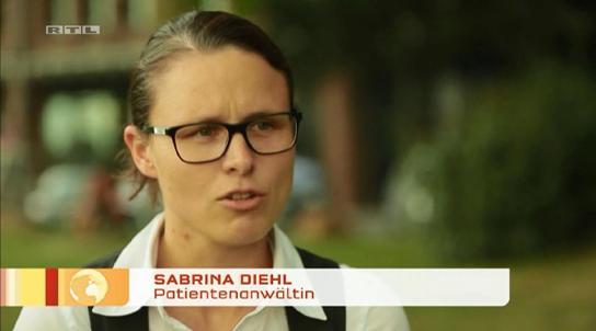 RTL Punkt 12 vom 22.07.2016 Kaiserschnitt ohne Betäubung Sabrina Diehl Fachanwältin für Medizinrecht Schmerzensgeld Schadensersatz 001