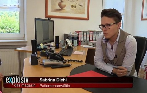 RTL Explosiv vom 07.08.2017 Krankenhaus Skandal Fahrrad Handbremse im Bein uebersehen NRW Skandal Oberhausen Herne Sabrina Diehl