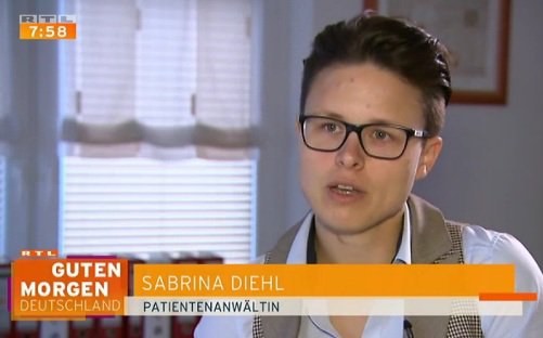 RTL Guten Morgen Deutschland vom 07.08.2017 Nach Fahrradunfall Bremsgabel im Bein uebersehen Sabrina Diehl NRW Marl Bottrop Behandlungsfehler
