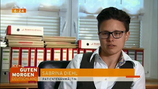 RTL Guten Morgen Deutschland vom 30.08.2017 Aerzte erkannten Blinddarmentzuendung nicht Mutter Blinddarm Herne Sabrina Diehl