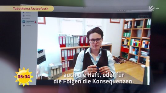 Sat 1 Fruehstuecksfernsehen vom 27.10.2017 Kampf um Gerechtigkeit Tabuthema Aerztepfusch Sabrina Diehl Konsequenzen Herne