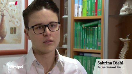 WDR Westpol vom 14.01.2018 Chaos in der Notaufnahme Sabrina Diehl Herne Behandlungsfehler